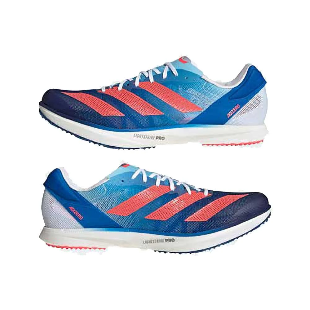 ADIDAS Unisex ADIZERO Avanti TYO Track Spike - Legacy Indigo/Turbo/ Blue Rush-Regular (D) 5 ADIDAS Unisex ADIZERO Avanti TYO Track Spike - Legacy Indigo/Turbo/ Blue Rush-Regular (D) - Image 5