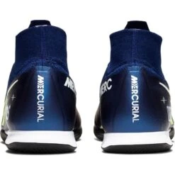 Nike Unisex Superfly 7 Elite MDS IC Soccer Cleat - Blue Void/White/Black/Metallic Silver -PeakStride Sports Sales BQ5470 401 PHCBH000