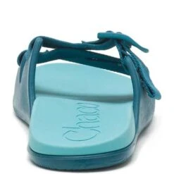 Chaco Women's Chillos Slide - Ocean Blue- Regular (B) -PeakStride Sports Sales CHAW JCH109118 022221 S22 270