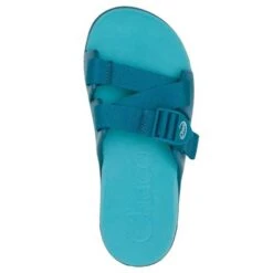 Chaco Women's Chillos Slide - Ocean Blue- Regular (B) -PeakStride Sports Sales CHAW JCH109118 022221 S22 TOP