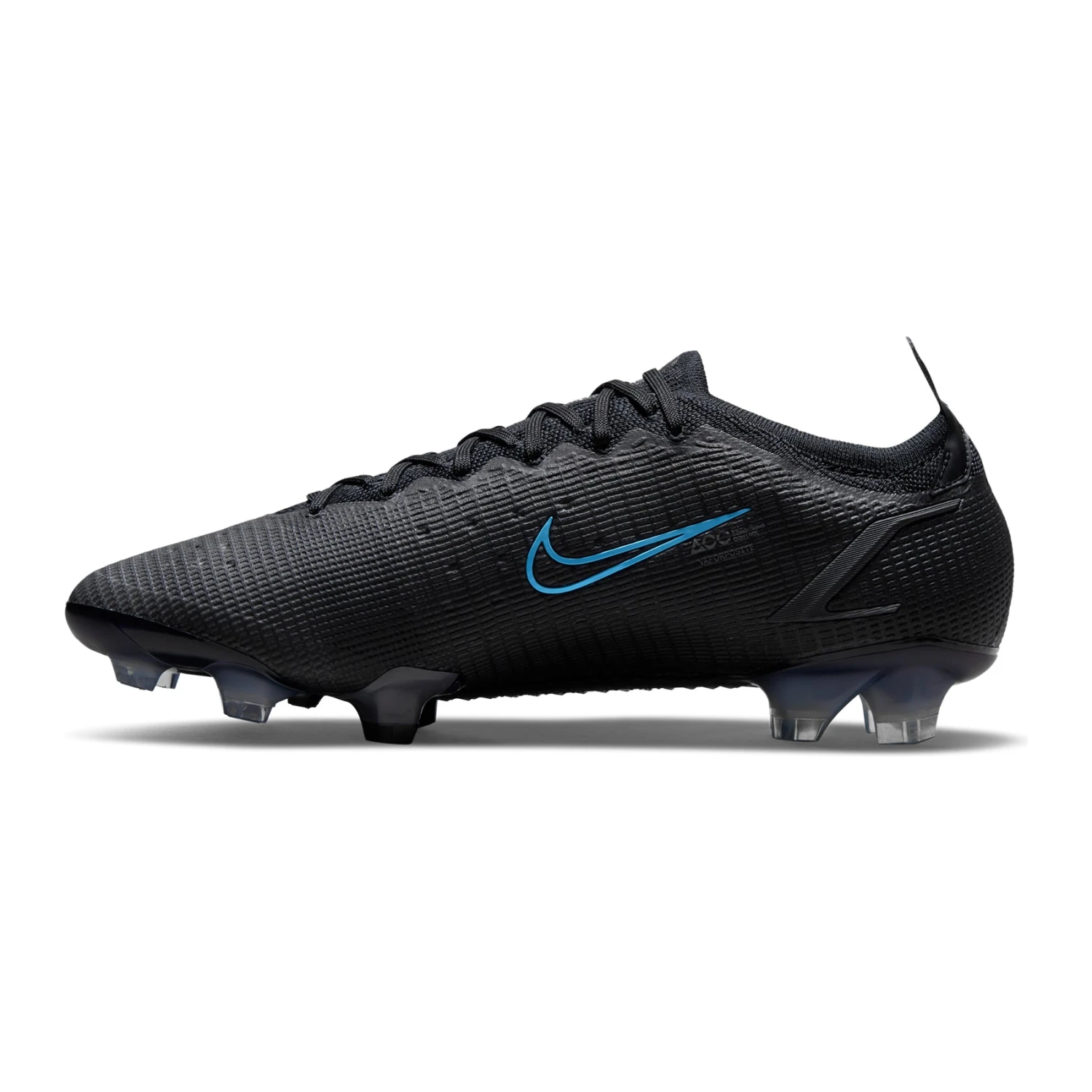 Nike Unisex Mercurial Vapor 14 Elite FG Soccer Shoe - Black/Black/Iron Grey 2 Nike Unisex Mercurial Vapor 14 Elite FG Soccer Shoe - Black/Black/Iron Grey - Image 2