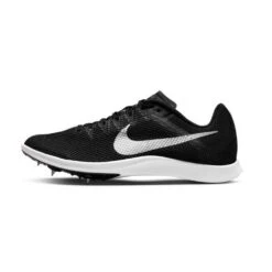 Unisex Nike Zoom Rival Track And Field Distance Spikes - Black/Metallic Silver/Lt Smoke - Regular (D) -PeakStride Sports Sales DC8725 001 PHSLH000 1