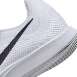 Unisex Nike Zoom Rival Track And Field Distance Spikes - White/Black/Metallic Silver - Regular (D) -PeakStride Sports Sales DC8725 100 PHSYD002 1