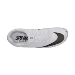 Unisex Nike Zoom Rival Sprint Spike- White/Black/Metallic Silver- Regular (D) 12 Unisex Nike Zoom Rival Sprint Spike- White/Black/Metallic Silver- Regular (D) -PeakStride Sports Sales DC8753 100 PHSTH001