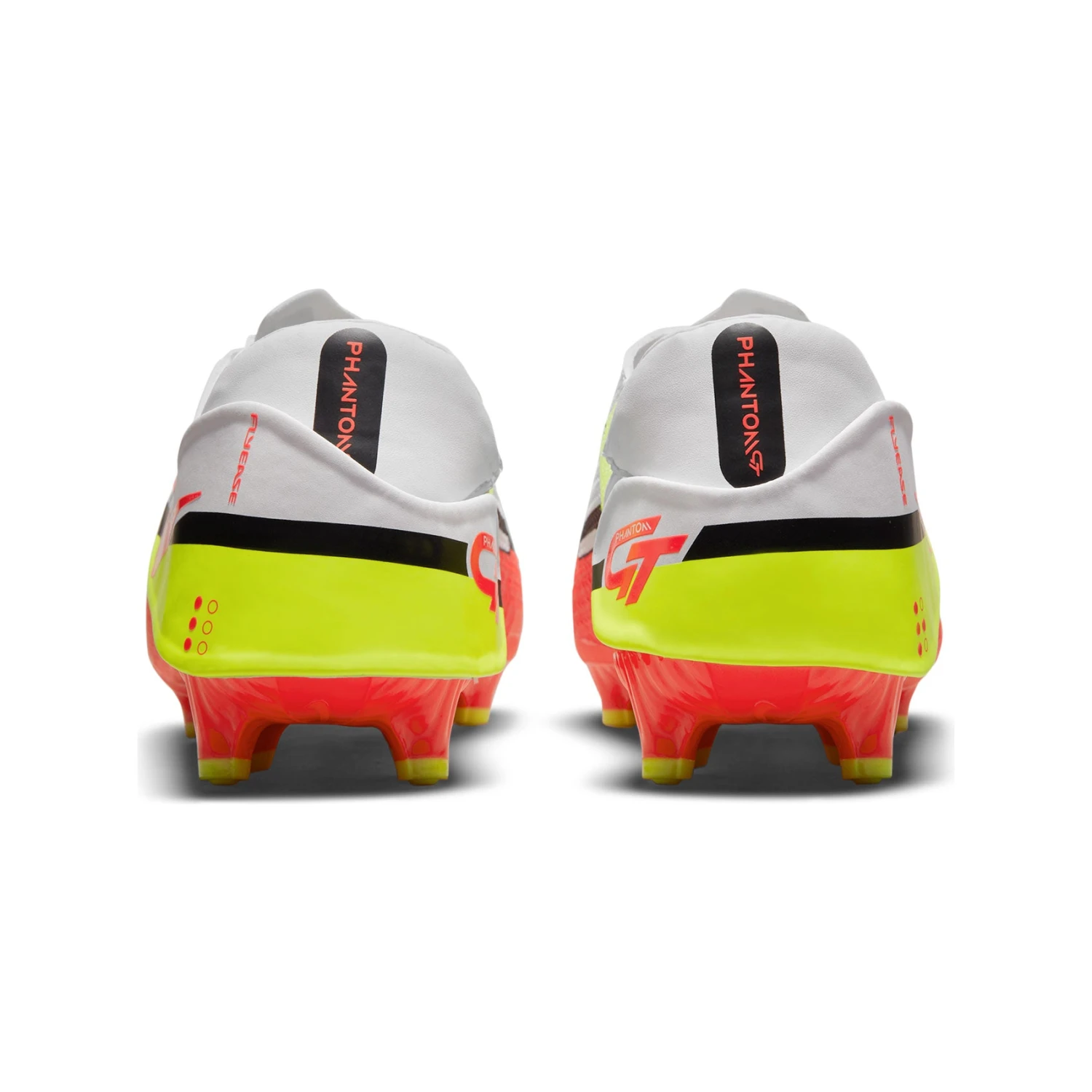 Nike Unisex Phantom GT2 Academy Flyease FG/MG Soccer Shoe - White/Bright Crimson/Volt 6 Nike Unisex Phantom GT2 Academy Flyease FG/MG Soccer Shoe - White/Bright Crimson/Volt - Image 6