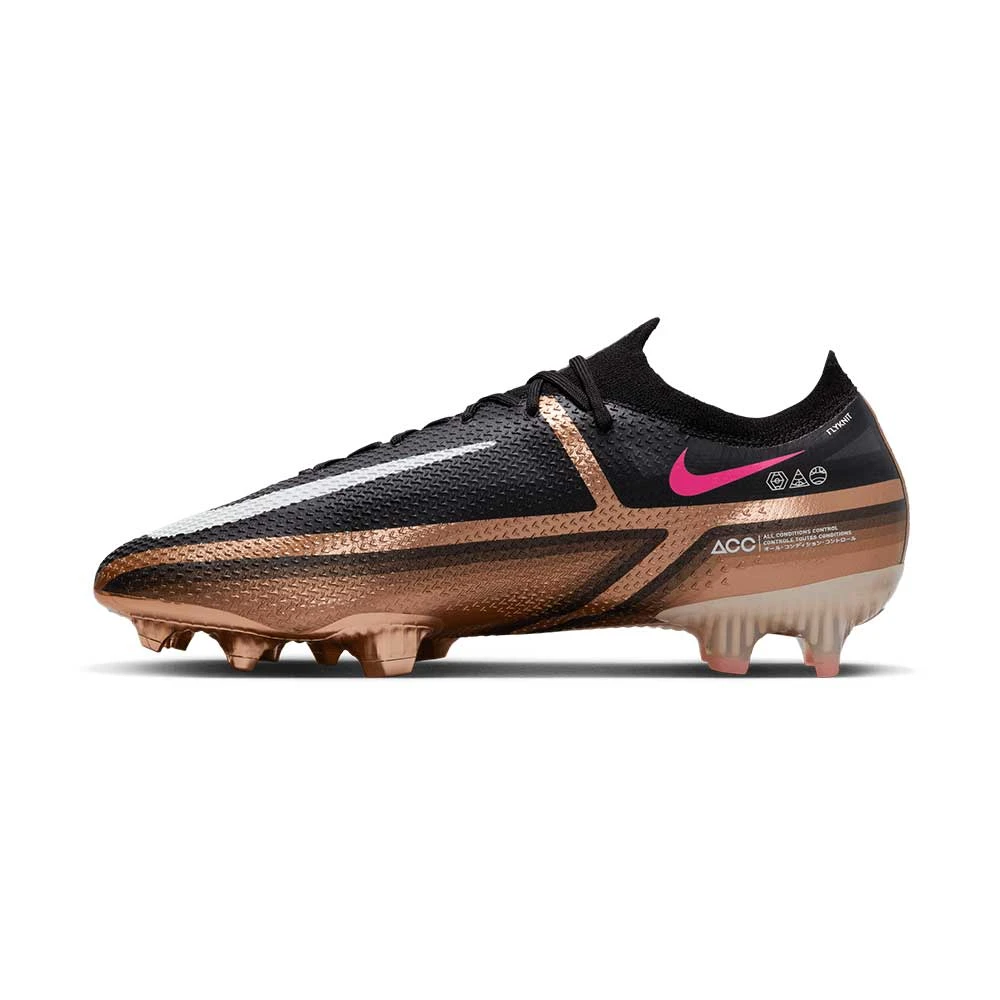 Nike Unisex Phantom GT2 Elite FG Soccer Shoe - Metallic Copper - Regular (D) 2 Nike Unisex Phantom GT2 Elite FG Soccer Shoe - Metallic Copper - Regular (D) - Image 2