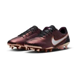 Nike Unisex Legend 9 Elite FG Soccer Cleats - Space Purple/White - Regular (D) -PeakStride Sports Sales DR5976 510 PHCFH001 2000
