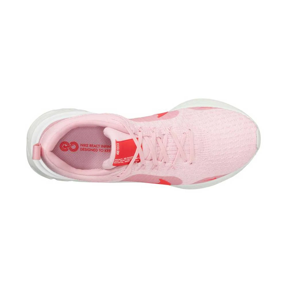 Nike Women's React Infinity React 3 Running Shoe-Medium Soft Pink/White/Summit White/Light Crimson- Regular (B) 6 Nike Women's React Infinity React 3 Running Shoe-Medium Soft Pink/White/Summit White/Light Crimson- Regular (B) - Image 6