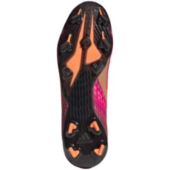 ADIDAS Unisex X Ghosted .2 FG Soccer Shoes - Shock Pink/Core Black/Screaming Orange -PeakStride Sports Sales FW6959 02