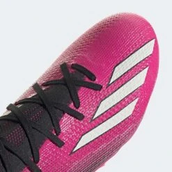 ADIDAS Unisex X SPEEDPORTAL.2 FG Soccer Shoe - Team Shock Pink 2/Zero Metalic/Core Black - Regular (D) -PeakStride Sports Sales GV9563 front