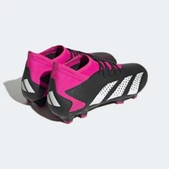 ADIDAS Unisex Predator Accuracy .3 FG Soccer Shoe - Core Black/Ftwr White/Team Shock Pink 2 - Regular (D) -PeakStride Sports Sales GW4589 back