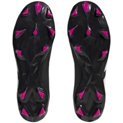 ADIDAS Unisex Predator Accuracy .3 FG Soccer Shoe - Core Black/Ftwr White/Team Shock Pink 2 - Regular (D) -PeakStride Sports Sales GW4589 01