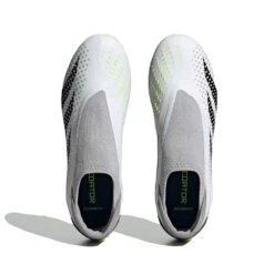 ADIDAS Unisex Predator Accuracy .3 Laceless FG - Cloud White/ Core Black / Lucid Lemon- Regular (D) 10 ADIDAS Unisex Predator Accuracy .3 Laceless FG - Cloud White/ Core Black / Lucid Lemon- Regular (D) -PeakStride Sports Sales GZ0021 02 standard