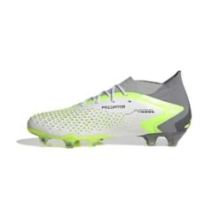 Unisex Adidas Predator Accuracy.1 FG Soccer Shoes - Ftwwht,Cblack,Luclem - Regular (D) 10 Unisex Adidas Predator Accuracy.1 FG Soccer Shoes - Ftwwht,Cblack,Luclem - Regular (D) -PeakStride Sports Sales GZ0035 4 FOOTWEAR Photography Side Medial Center View white 78468