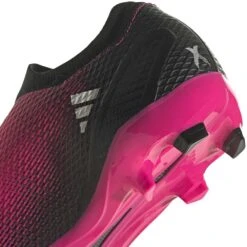 ADIDAS Unisex X Speedportal.3 LL FG Soccer Shoe - Team Shock Pink 2/Zero Metalic/Core Black - Regular (D) -PeakStride Sports Sales GZ5065 02