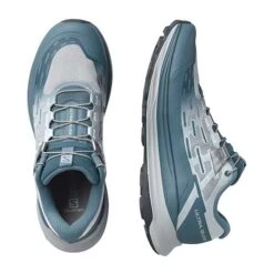 Salomon Women's Ultra Glide Trail Running Shoe - Bluestone/Perl Blue/Ebony - Regular (B) -PeakStride Sports Sales L41553900 10 GHO ULTRA GLIDE W Bluest