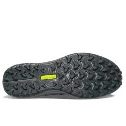 Saucony Women's Peregrine 12 Trail Running Shoe - Black/Charcoal - Regular (B) -PeakStride Sports Sales S10737 05 4