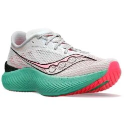 Saucony Women's Endorphin Pro 3 Running Shoe - Fog/ViZiPink - Regular (B) -PeakStride Sports Sales S10755 25 5 1