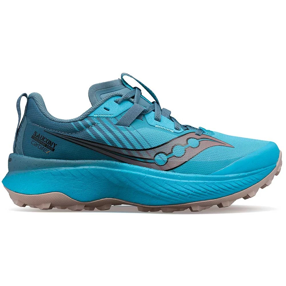 Saucony Women's Endorphin Edge Trail Shoe- Ocean/Loam- Regular (B) 1 Saucony Women's Endorphin Edge Trail Shoe- Ocean/Loam- Regular (B)