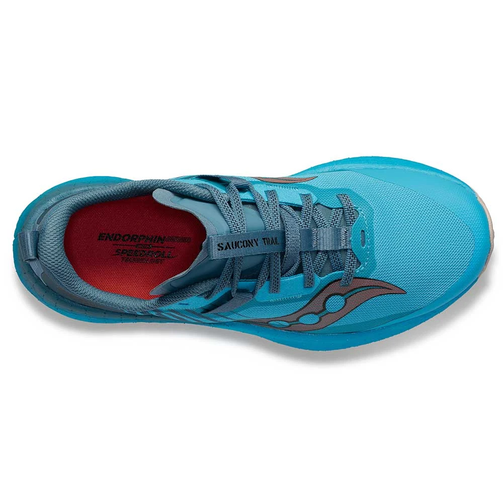 Saucony Women's Endorphin Edge Trail Shoe- Ocean/Loam- Regular (B) 4 Saucony Women's Endorphin Edge Trail Shoe- Ocean/Loam- Regular (B) - Image 4