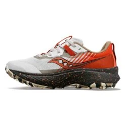 Saucony Women's Endorphin Edge Trail Shoe- Fog/Zenith -PeakStride Sports Sales S10773 86 2