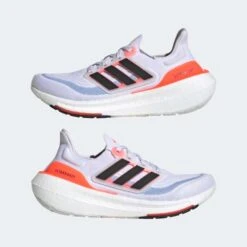 ADIDAS Women's Ultraboost Light Running Shoe- Ftwr White/Core Black/Solar Red- Regular (B) -PeakStride Sports Sales Ultraboost Light Shoes White HQ6353 09 standard