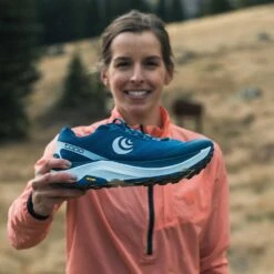 Topo Athletic Women's Ultraventure 3 Trail Running Shoe -Navy/Blue- Regular (B) -PeakStride Sports Sales W060.Navy Blue 10