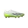 ADIDAS Unisex X Crazyfast .1 Laceless FG Soccer Cleat - Cloud White / Core Black / Lucid Lemon - Regular (D)