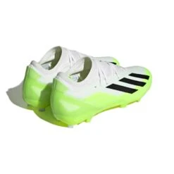ADIDAS Unisex X Crazyfast .3 FG Cleats- Cloud White / Core Black / Lucid Lemon- Regular (D) 11 ADIDAS Unisex X Crazyfast .3 FG Cleats- Cloud White / Core Black / Lucid Lemon- Regular (D) -PeakStride Sports Sales X Crazyfast.3 Firm Ground Cleats White HQ4534 05 standard