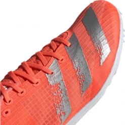 ADIDAS Women's Distancestar Track Spike - Signal Coral/Silver/White- Regular (B) -PeakStride Sports Sales adidas distancestar spikes ee4671 details 1 1FW4871