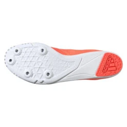 ADIDAS Women's Distancestar Track Spike - Signal Coral/Silver/White- Regular (B) -PeakStride Sports Sales adidas distancestar spikes ee4671 sole 1FW4871