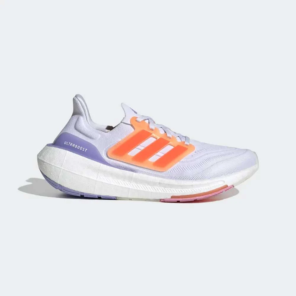 ADIDAS Women's Ultraboost Light Running Shoe - Ftwr White/Solar Red/Beam Pink - Regular (B) 1 ADIDAS Women's Ultraboost Light Running Shoe - Ftwr White/Solar Red/Beam Pink - Regular (B)