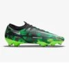 Nike Unisex Phantom GT2 Pro SW FG Soccer Shoe - Black/MTLC Platinum Green-Regular (D)