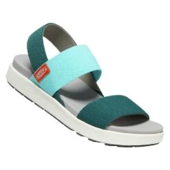 Keen Women's Elle Backstrap Sandal - Sea Moss/Ipanema - Regular (B) -PeakStride Sports Sales elle moss