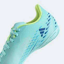 Unisex Adidas X Speedportal .4 IC Soccer Shoe - Clear Aqua/Powder Blue/Solar Yellow- Regular (D) 13 Unisex Adidas X Speedportal .4 IC Soccer Shoe - Clear Aqua/Powder Blue/Solar Yellow- Regular (D) -PeakStride Sports Sales gw8502 d2 ecom