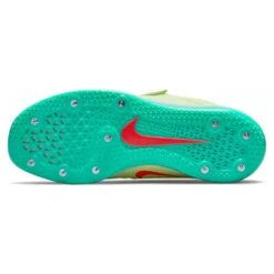 Unisex Nike High Jump Elite Spike-Barely Volt/Hyper Orange/Dynamic Turq - Regular (D) -PeakStride Sports Sales nike high jump elite 442382 806561 701 960