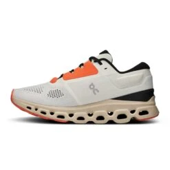 On Running Women's Cloudstratus 3 Running Shoe - Undyed-White/Sand - Regular (B) -PeakStride Sports Sales webimage 51D3F28F 8D79 47E5 BA556526FE3C734D